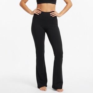 Sunzel Black Wide Leg Yoga Pants Flared Athleisure Bottoms Size M